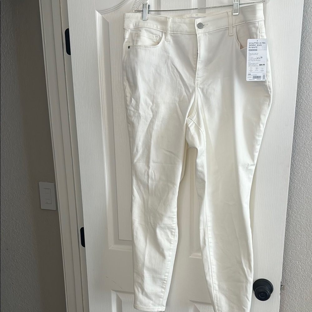 Athleta White Skinny Jeans Classic Style